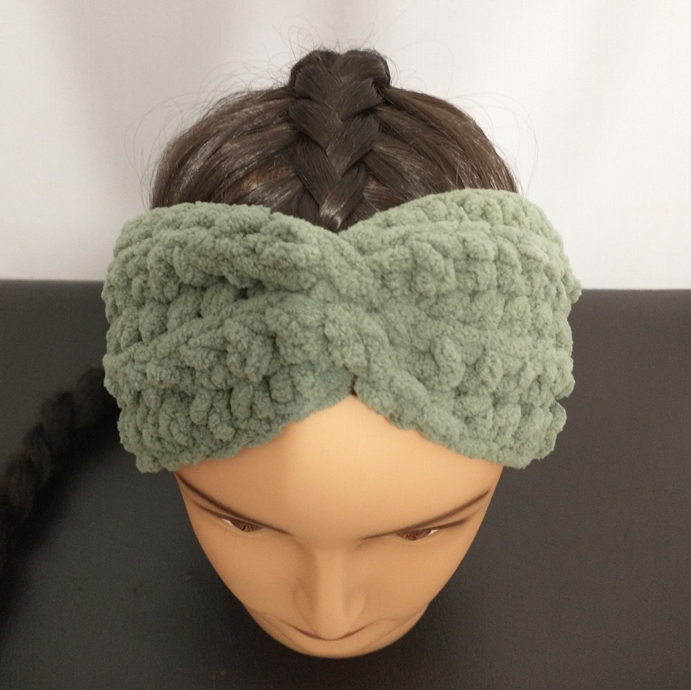 Handmade Headband/Earwarmer - Picture 2 of 7